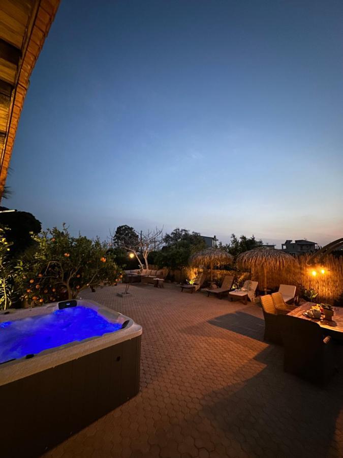 Villa Aspasia With Private Jacuzzi - Oasis Resort Коккинос Пиргос Экстерьер фото
